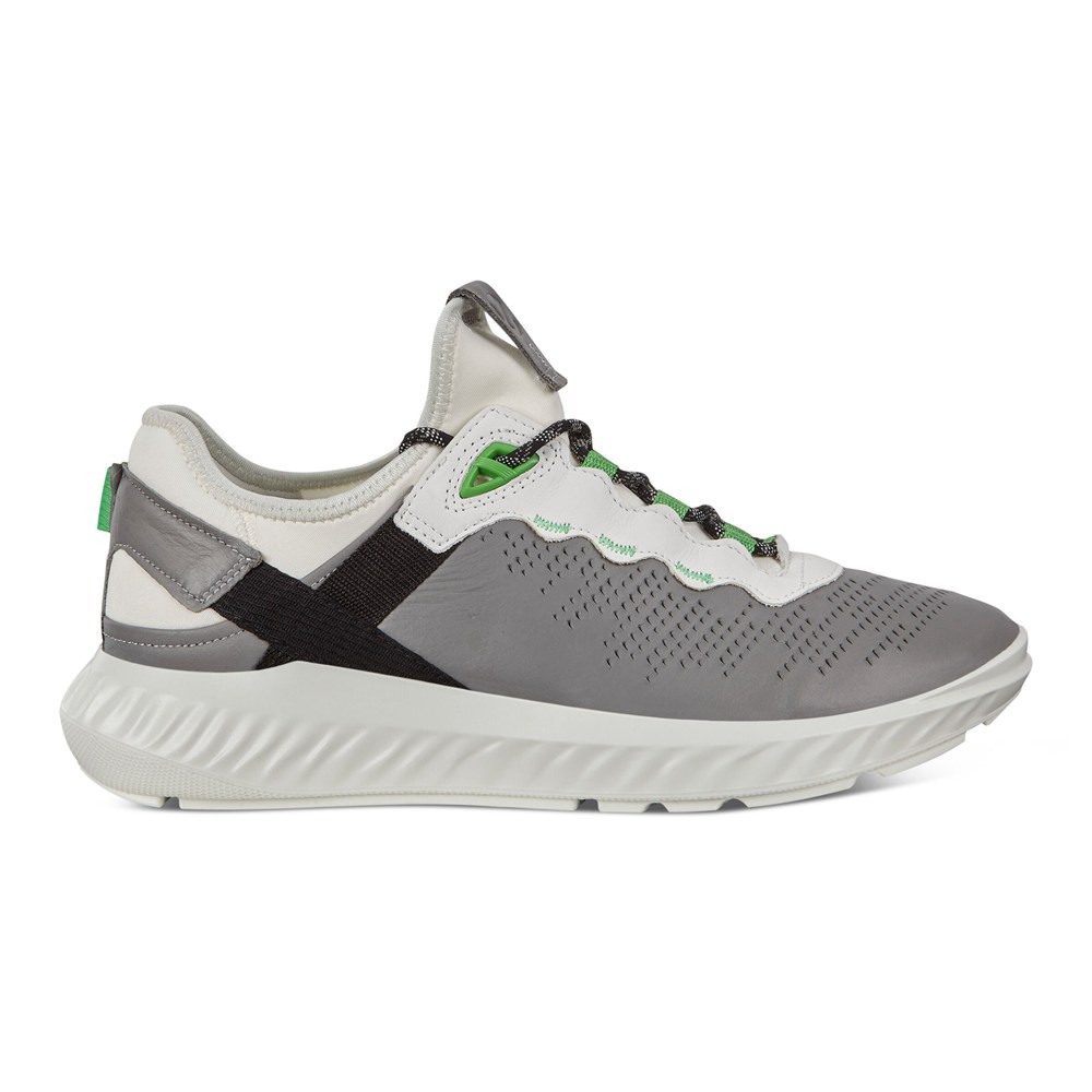 ECCO Mens Sneakers Grey/White - St.1 Lites - HDI-573098